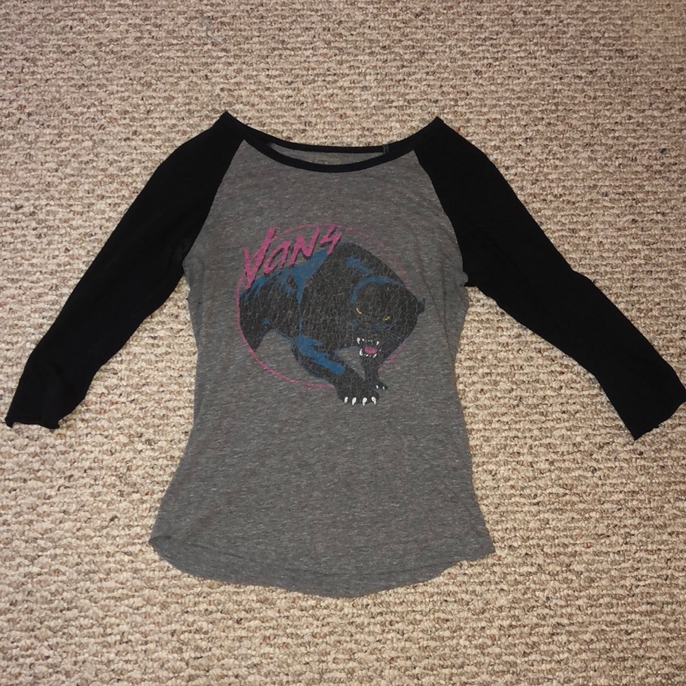 Distressed vans t-shirt
